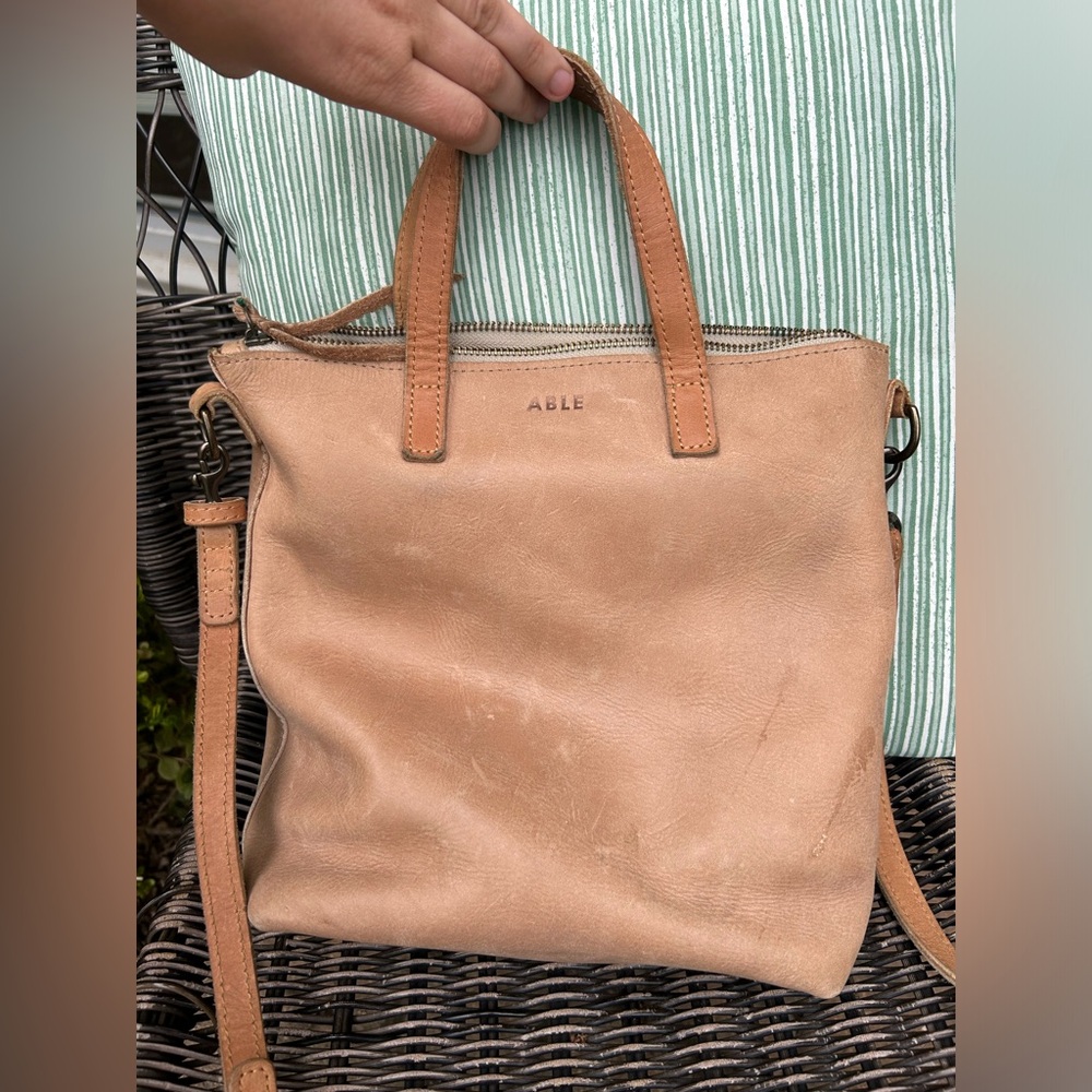 ABLE Abera Commuter Bag - Fog/Pink Sand